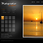 Photographer portfolio flash template