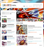 Graffiti Portal Joomla Theme