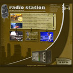 Radio station flash template