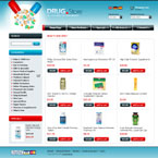 Drug store osCommerce template