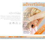 Advertising agency flash template