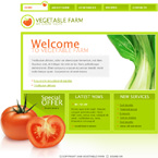 Vegetable farm flash template