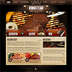 Steak house flash XML template