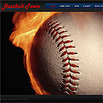 Baseball team XML flash full website