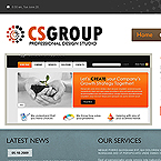CS Group design studio XML flash template