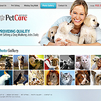 Pet care XML gallery flash template