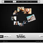 Photo tunnel FlashMoto CMS template