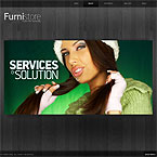 FurniStore e-commerce Flash template