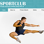 Sport club wordpress theme