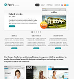 Spark design studio worpdress theme