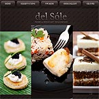 Del Sole flash restaurant CMS