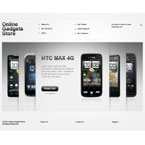 Android Mobile Store Flash CMS Website