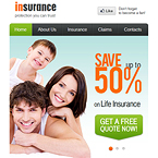 Insurance HTML Facebook Template