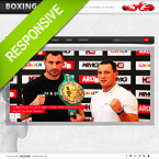 Boxing Responsive Website Template