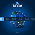 Transportation Flash Template