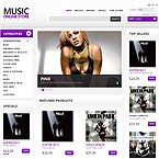 Music Store Template For Prestashop