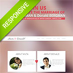 Wedding One Page Responsive Template