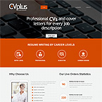 Resume Writing Website Template