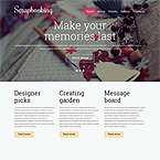 Scrapbooking Handmade Website Template