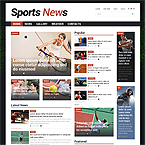 Sport News Template For Joomla