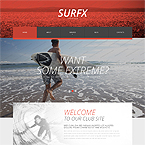 Surfx Sport Template For Website