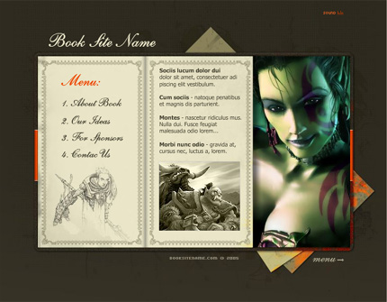 Dragon & Elf flash template