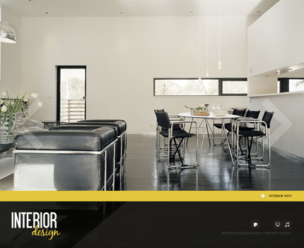 Interior design Flashmoto CMS template