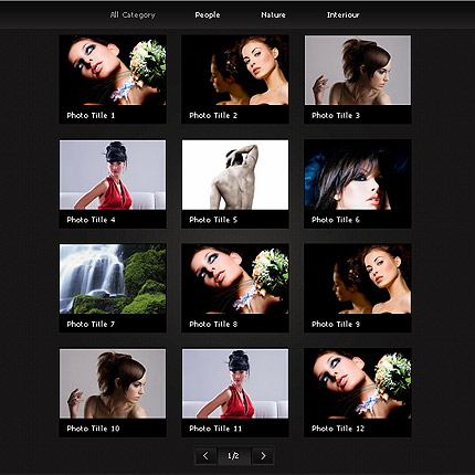 AS3 dynamic photo gallery with CMS