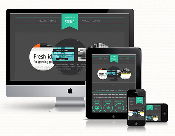 Design Studio Responsive Web Template