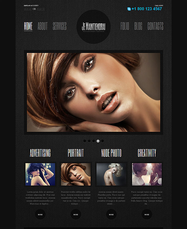 Photo Joomla Web Template