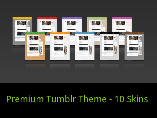 10 in 1 Minimalist Tumblr Theme