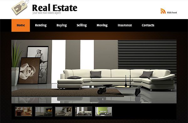 Real Estate Flash CMS Template