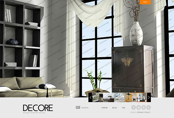 Modern Decor Flash Template