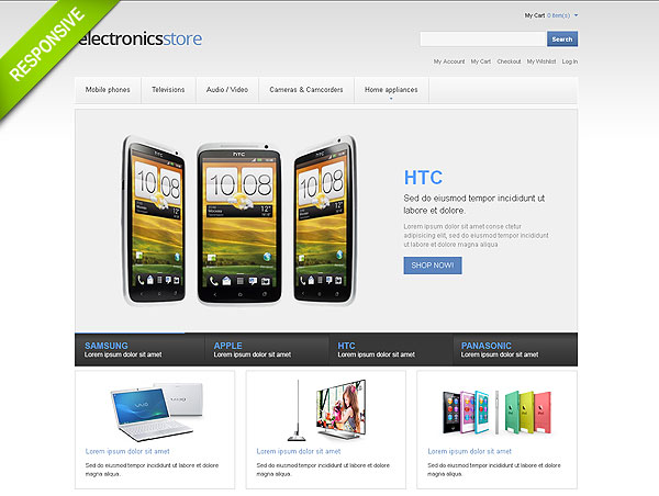 Portable Electronics Magento Theme