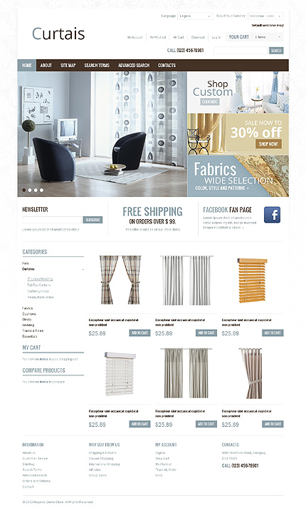 Furniture Magento Theme