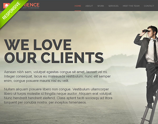 Responsive One Page Portfolio Theme