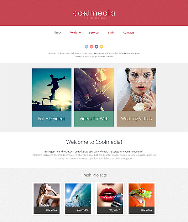 Operator Media Website Template