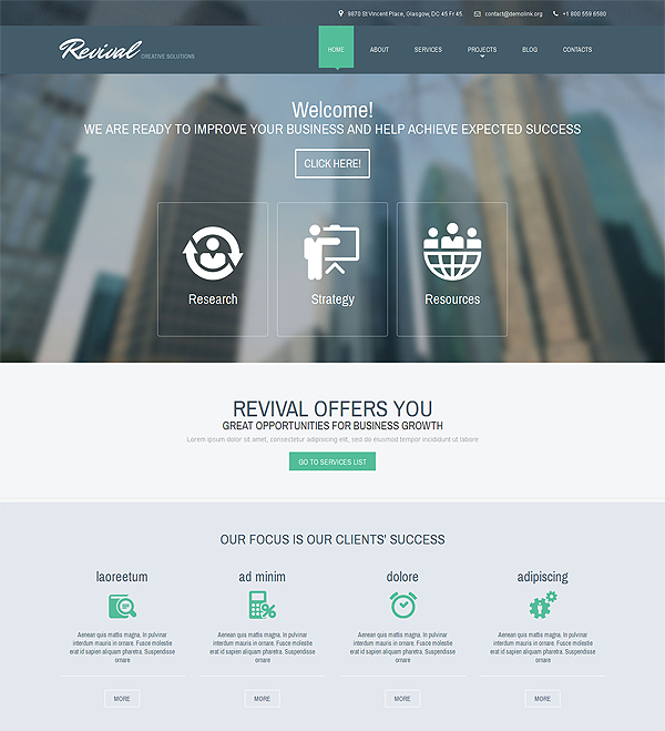 Flex Drupal Template