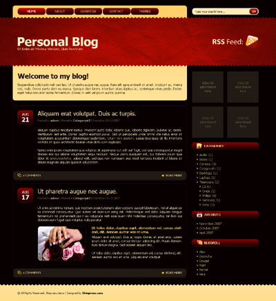 Free WordPress layout