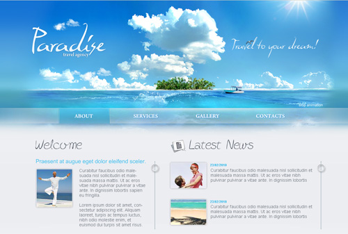 website du lịch