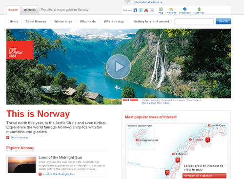 website du lịch -norway