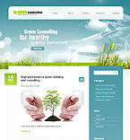 Green Construction Flash WordPress Template