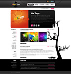 Black Cats Design WordPress Template