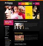 Glance Model Agency Drupal Template