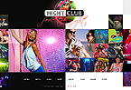 Night Club Parties Flash Site