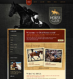 Horse Club CSS Website Template