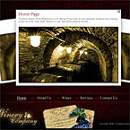 Winery store flash template