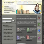 Book store html & flash template