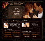 Dating agency flash template