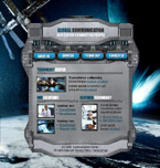 Global communications flash template